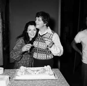 BILL HAYES & SUSAN SEAFORTH HAYES -- Pictured: (l-r) Susan Seaforth Hayes, Bill Hayes during their real-life wedding reception on October 14, 1974 -- (Photo by: Paul W. Bailey/NBC/NBCU Photo Bank via Getty Images)