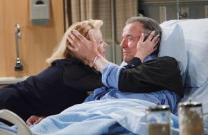 Eric Braeden, Melody Thomas Scott "The Young and the Restless" Set CBS television City Los Angeles 06/02/16 © Howard Wise/jpistudios.com 310-657-9661 Episode # 10961 U.S. Airdate 07/08/16