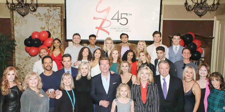 "The Young and the Restless" Set Celebrating 45th Year Anniversary "Forever Young"