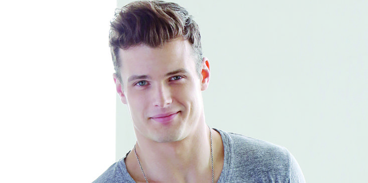 "The Young and the Restless" Set Shoot with Michael Mealor