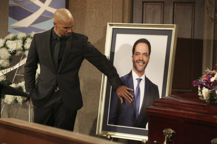 Y&R Malcolm Mourns Neil 