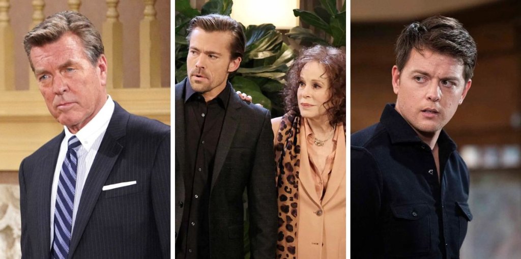 jack abbott, philip kiriakis, vivian alamain and michael corinthos.
