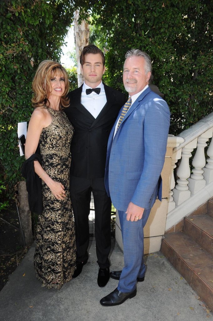 3. B&B's Pierson Fodé with dad Ron and mother Robin.
