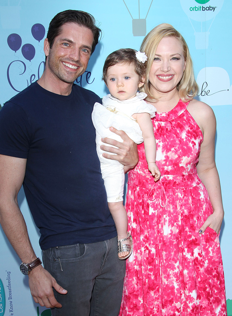 Scott Bailey, Adrienne Frantz & daughter Amelie Irene Bailey