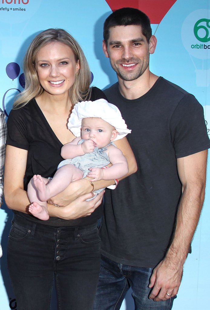 Melissa Ordway, Justin Gaston & daughter Olivia Christine Gaston