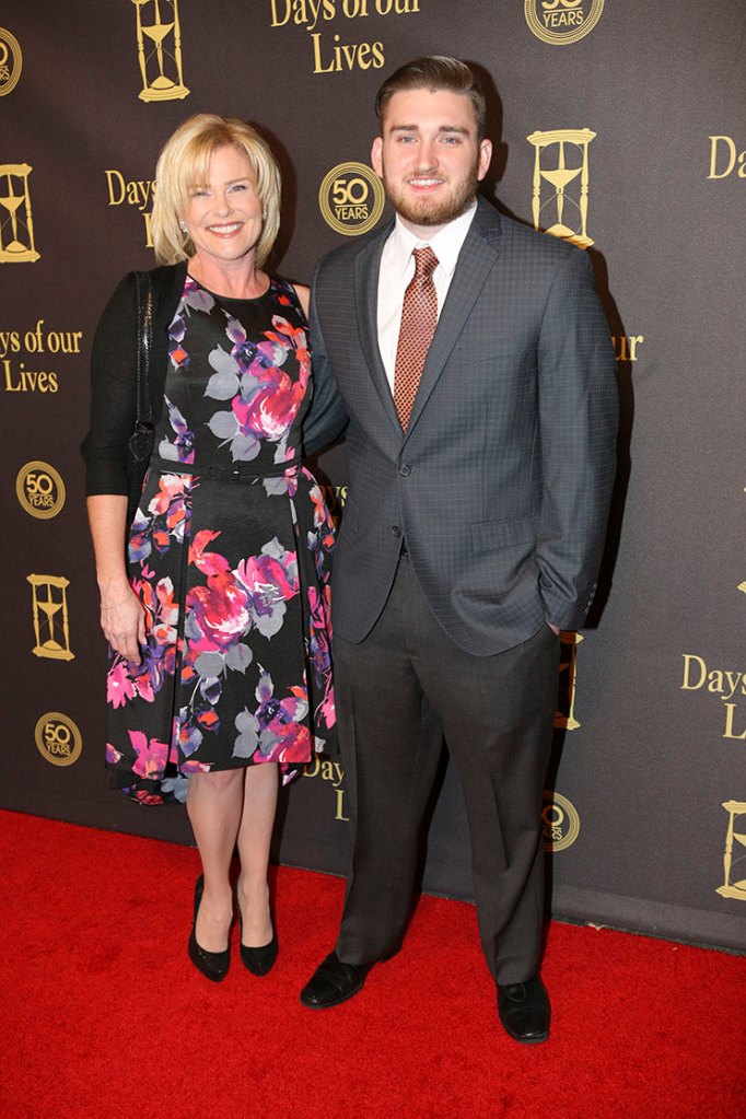 Judi Evans, son Austin Luciano DAYS OF OUR LIVES 50th Anniversary Sands Through the Hourglass "Cruise" Celebration at the Hollywood Palladium in Los Angeles, CA on November 7, 2015 11/7/15  © Sean Smith/jpistudios.com 310-657-9661