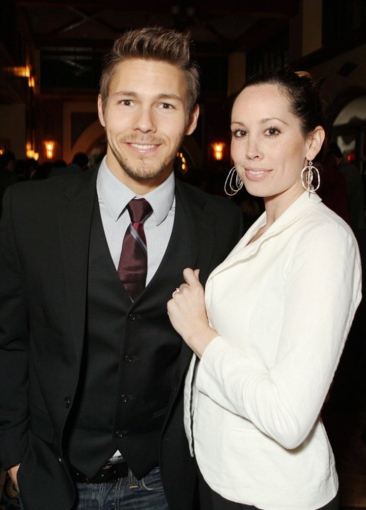 Scott Clifton, fiance Nicole Lampson The Bold and the Beautiful 25th Anniversary Party Inside Hosted by the Bell Family Perch Downtown Los Angeles, Ca 3/11/12 © Howard Wise/jpistudios.com 310-657-9661