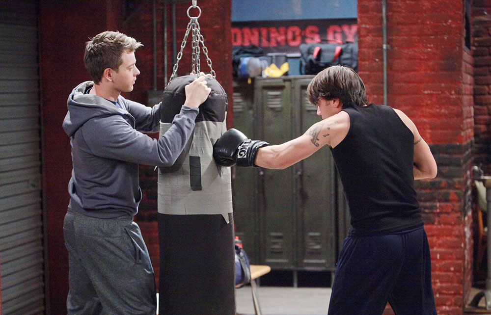 Dominic Zamprogna, Chad Duell "General Hospital" Set The Prospect Studios ABC Studios 12/07/15 ¬© Howard Wise/jpistudios.com 310-657-9661 Episode # 13471 U.S. Airdate 01/13/16