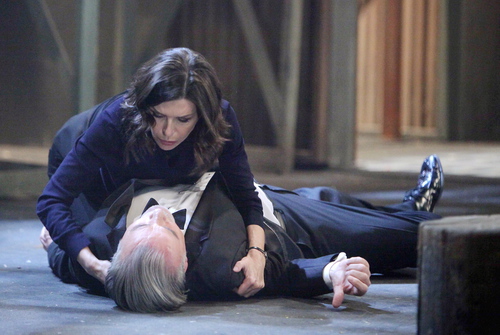 Finola Hughes, Ian Buchanan "General Hospital" Set The Prospect Studios ABC Studios 04/15/15 © Sean Smith/jpistudios.com 310-657-9661 Episode # 13302 U.S. Airdate 05/11/15