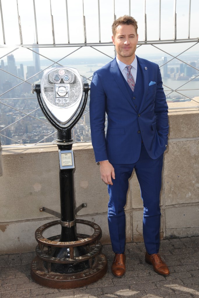 Justin Hartley Visits The Empire State Building Observatory