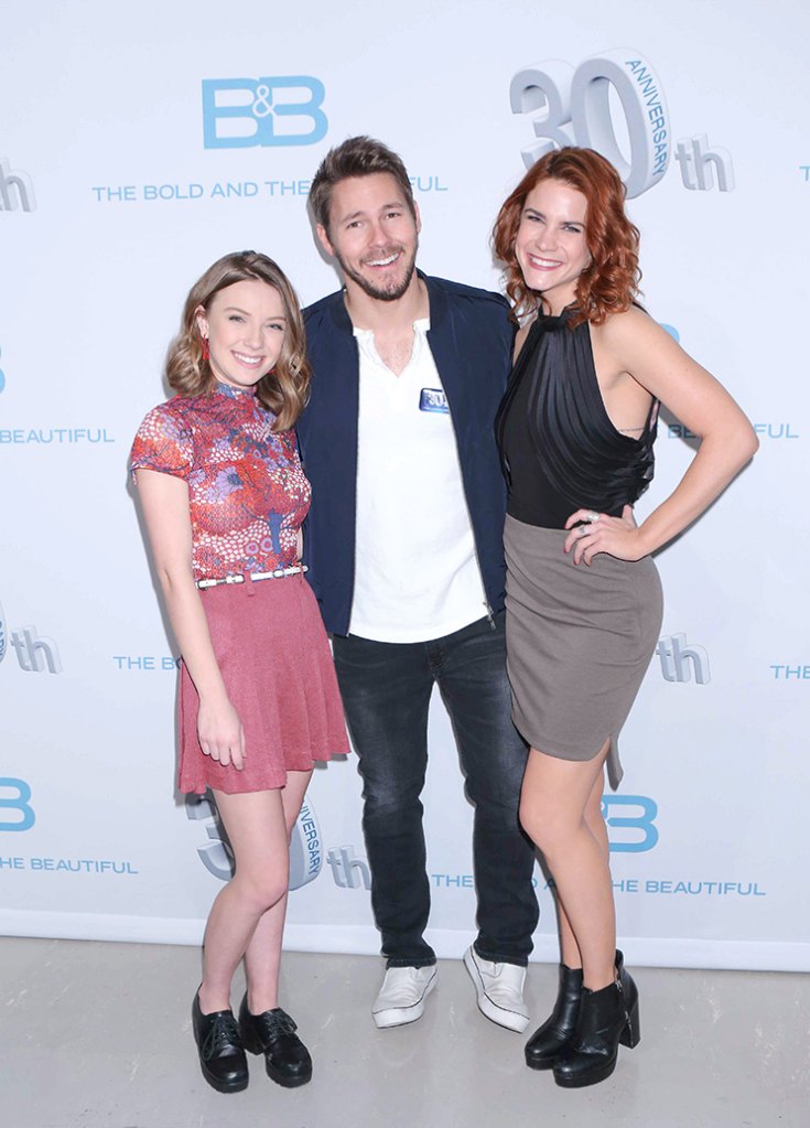"The Bold and the Beautiful" on Set Celebrating 30th Years