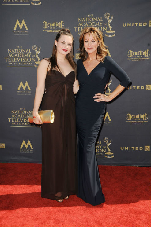 Nancy Lee Grahn and daughter Katherine Grace