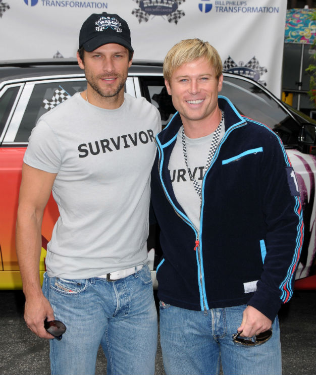 Greg Vaughan and Jacob Young