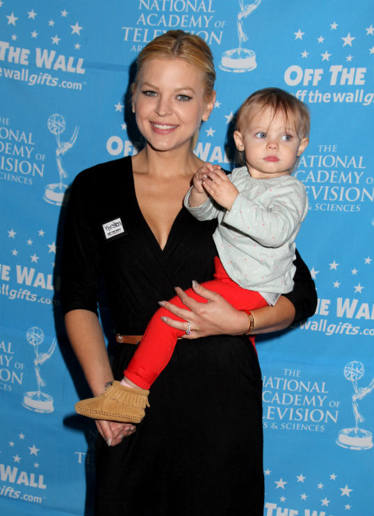 Kirsten Storms and daughter