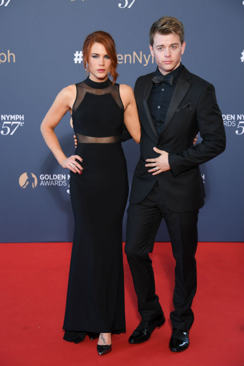 Courtney Hope and Chad Duell