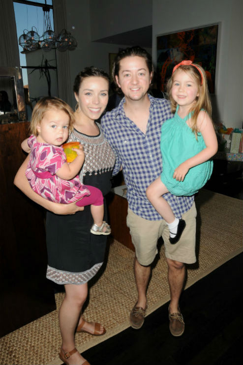 Bradford Anderson with his wife and kids