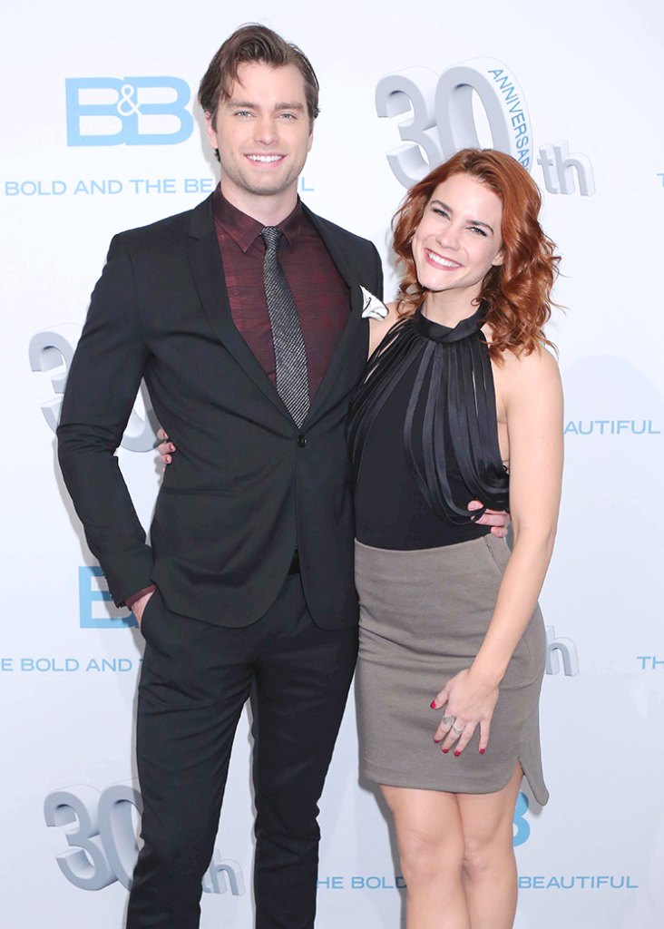 "The Bold and the Beautiful" on Set Celebrating 30th Years