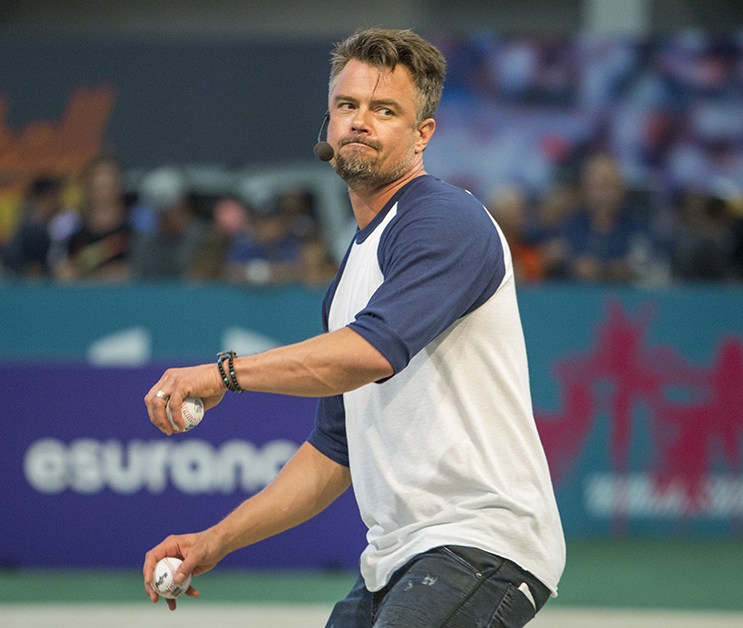 Esurance MLB Ambassador Josh Duhamel at All Star Weekend