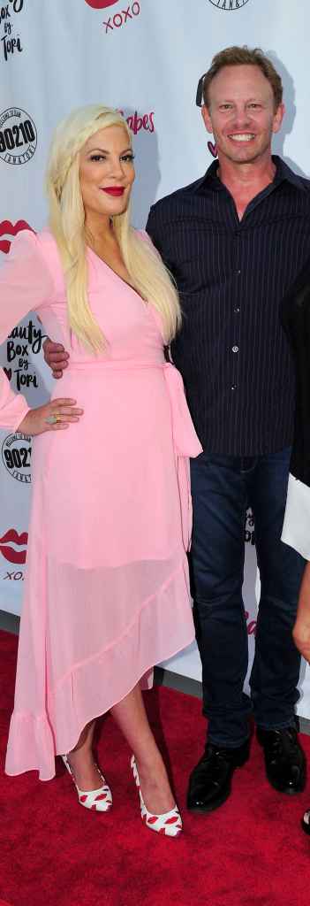 Tori Spelling Celebrates her Beauty Box by Tori Bash