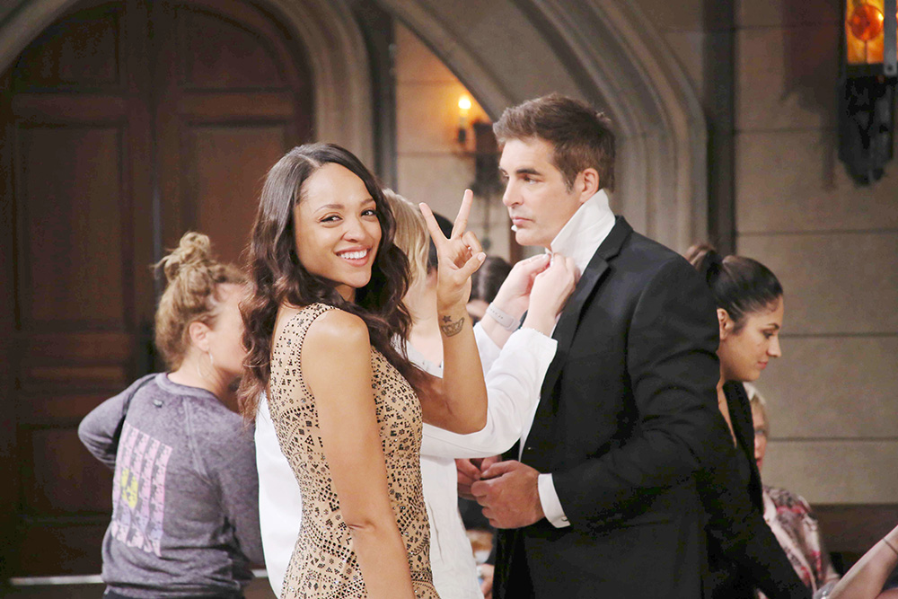 "Days of our Lives" Set Wedding