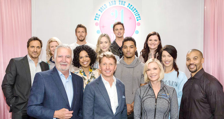 "The Bold and the Beautiful" Set Celebrating 31 Years and Emmy Nominations 2018