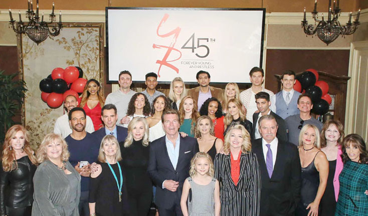 "The Young and the Restless" Set Celebrating 45th Year Anniversary "Forever Young"