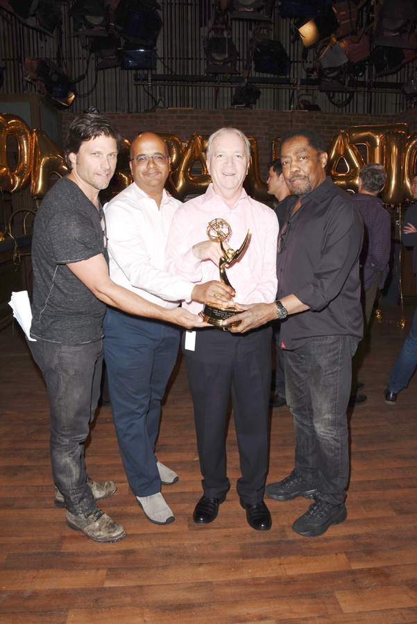 "Days of our Lives" Set Celebrating Emmy Wins