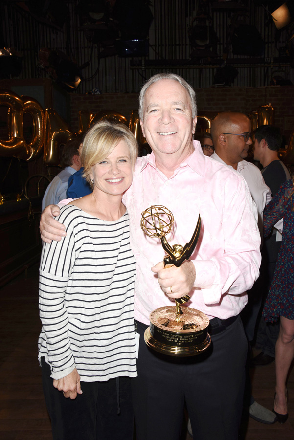 "Days of our Lives" Set Celebrating Emmy Wins