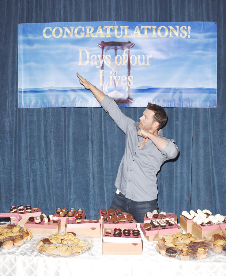 "Days of our Lives" Set Celebrating Emmy Wins