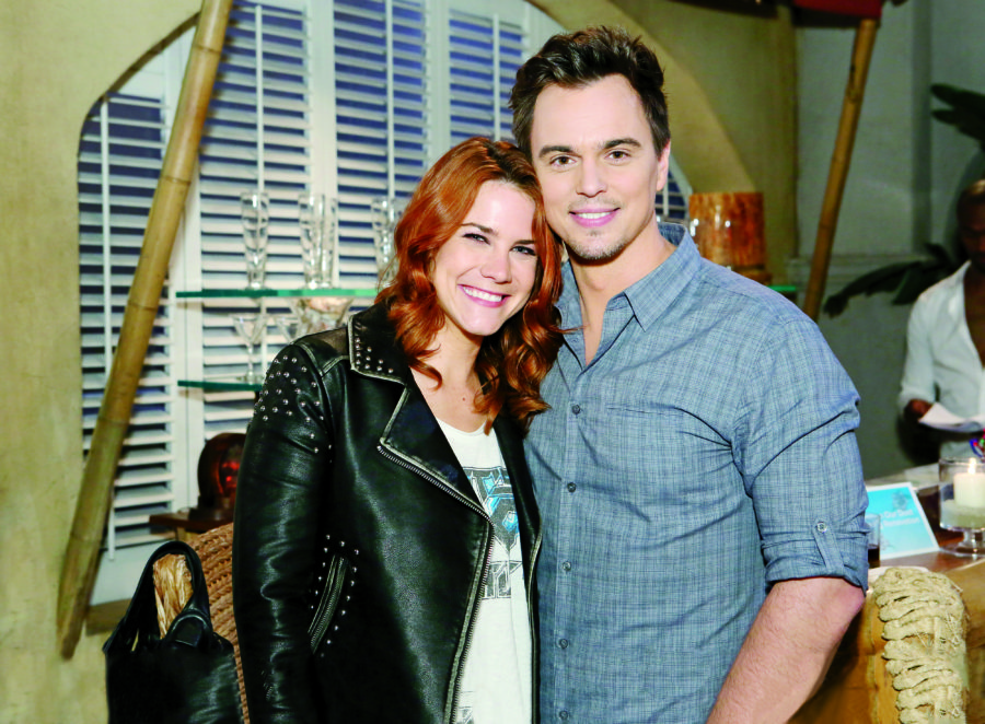 "The Bold and the Beautiful" Set with Guest Star Keith Carlos former NFL and first male winner of America’s next Top Model