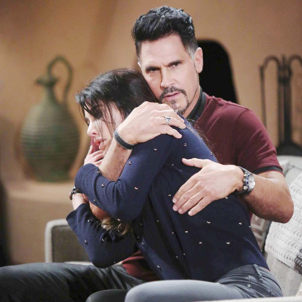 The Bold and The Beautiful Bill hugs Steffy