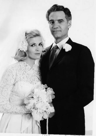 pat and john randolph wedding photo from another world.