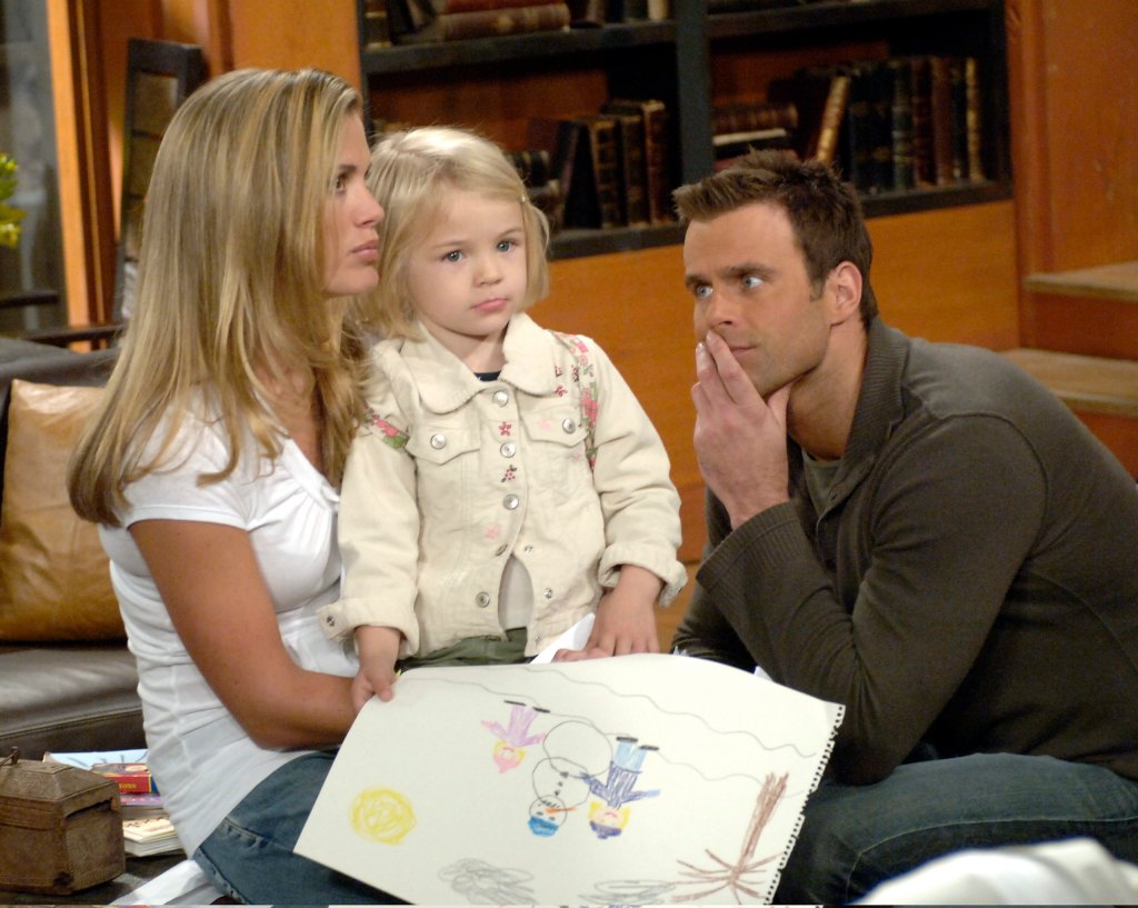 melissa claire egan as annie, cameron mathison as ryan on all my children.