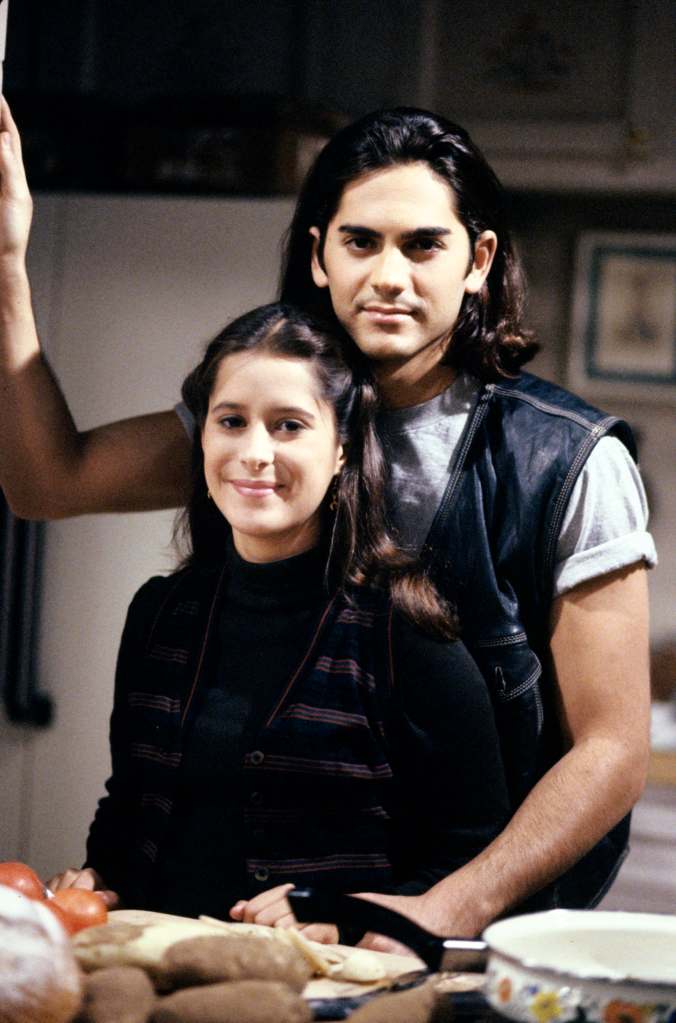 kimberly mccullough as robin and michael sutton as robin on general hospital.