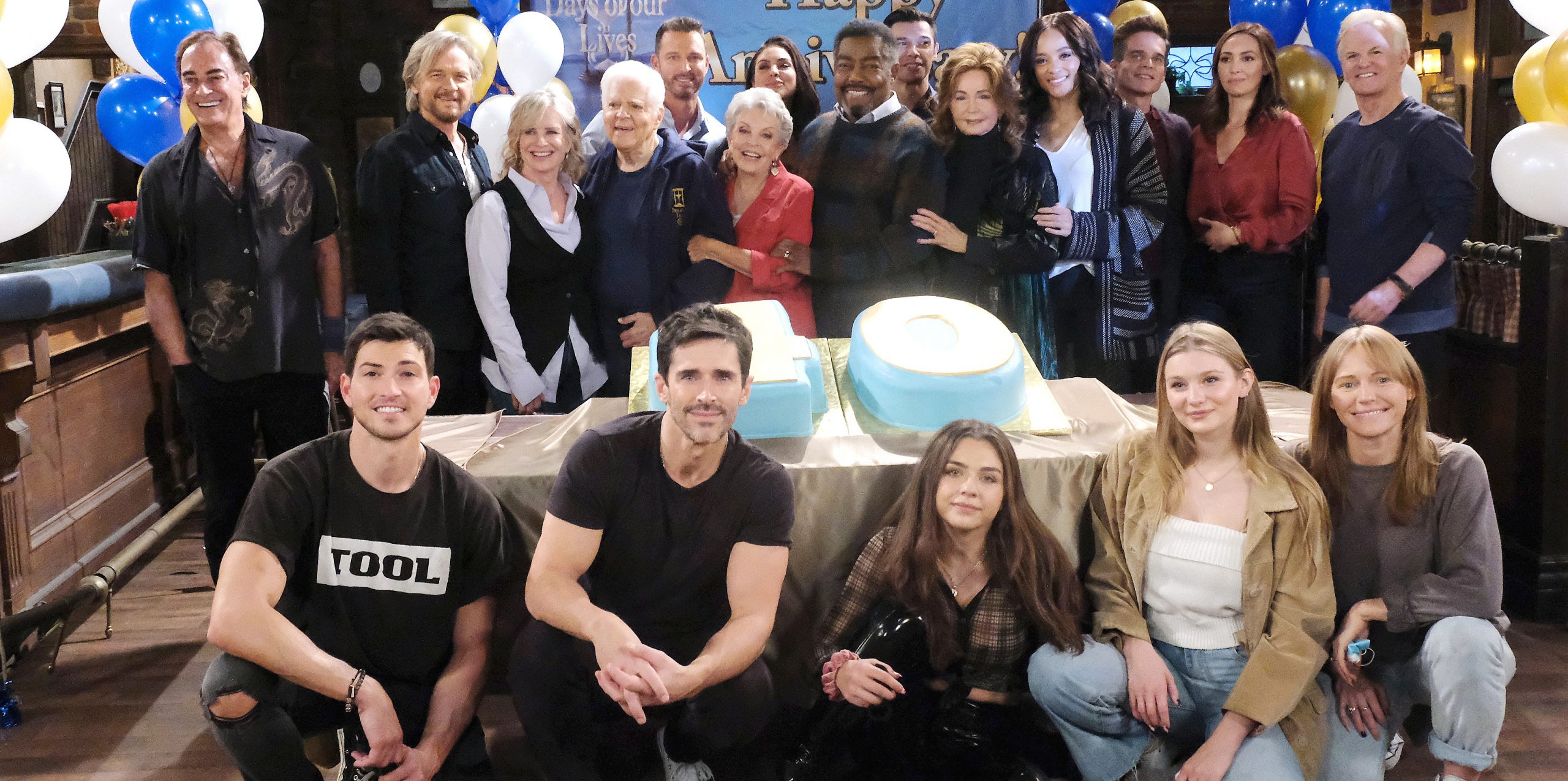 "Days of our Lives" Set Celebrating James Reynolds 40th Anniversary