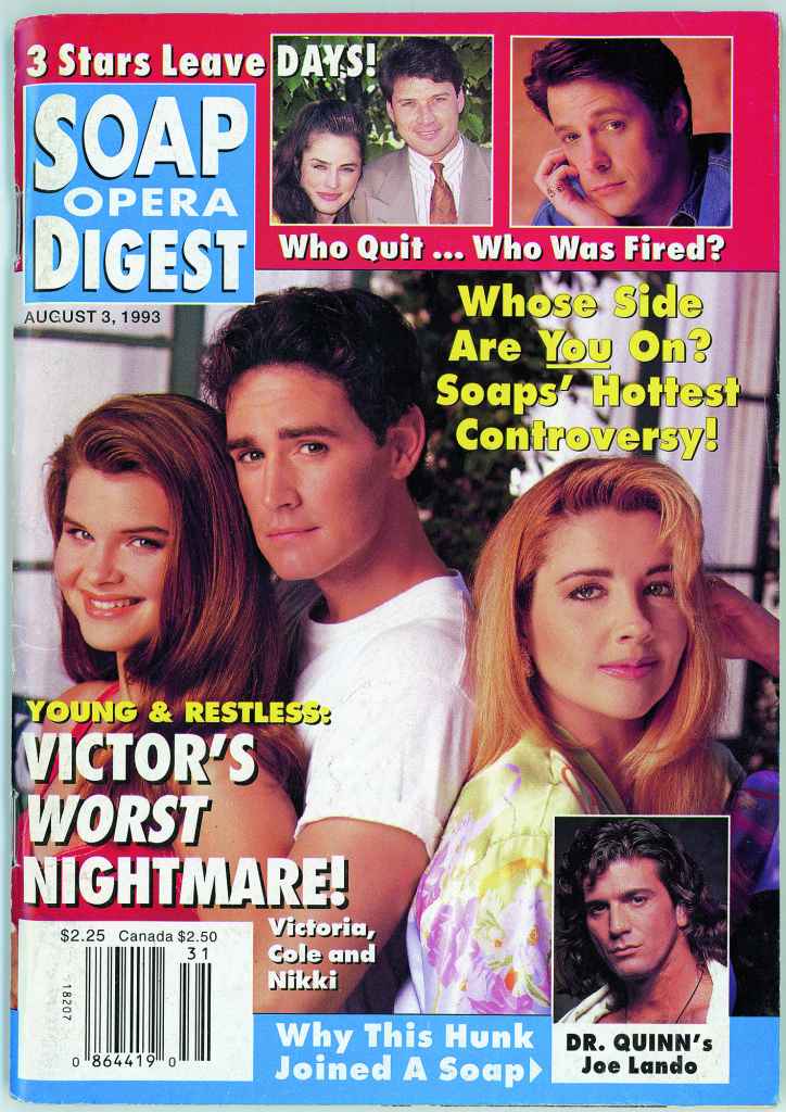 SOD cover: heather tom, j eddie peck, melody thomas scott