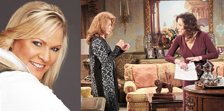 Suzanne Rogers, Louise Sorel "Days of our Lives" Set NBC Studios Burbank 03/28/23 © XJJohnson/jpistudios.com 310-657-9661 Episode # 14694 U.S.Airdate 09/29/23