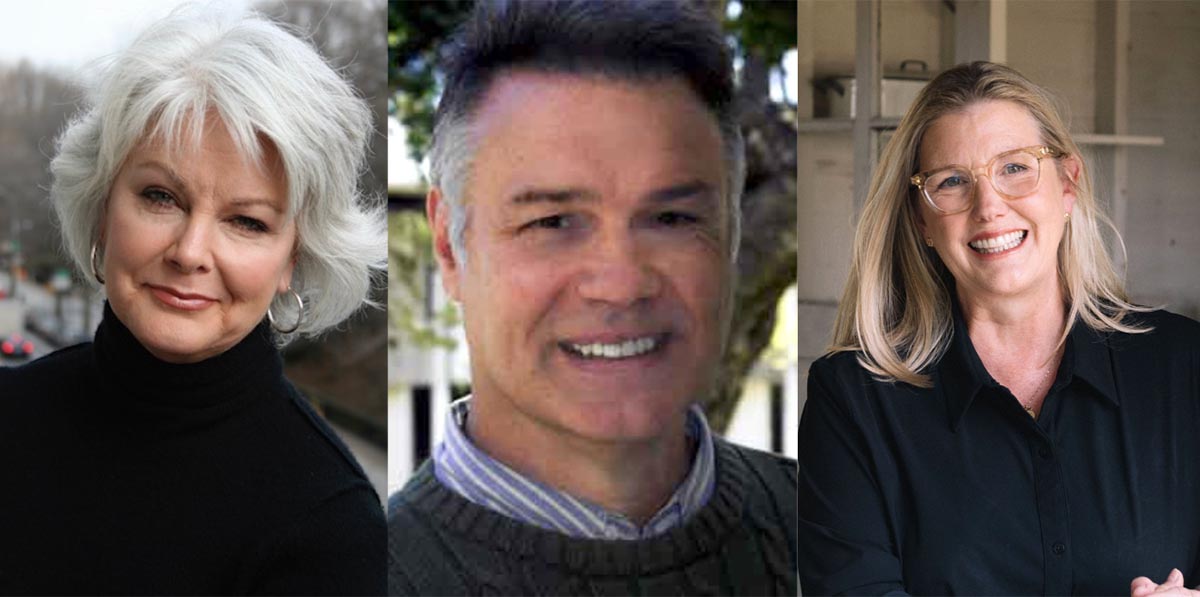 Brenda Brock, John Lorprieno and Loyita Chapel Woods