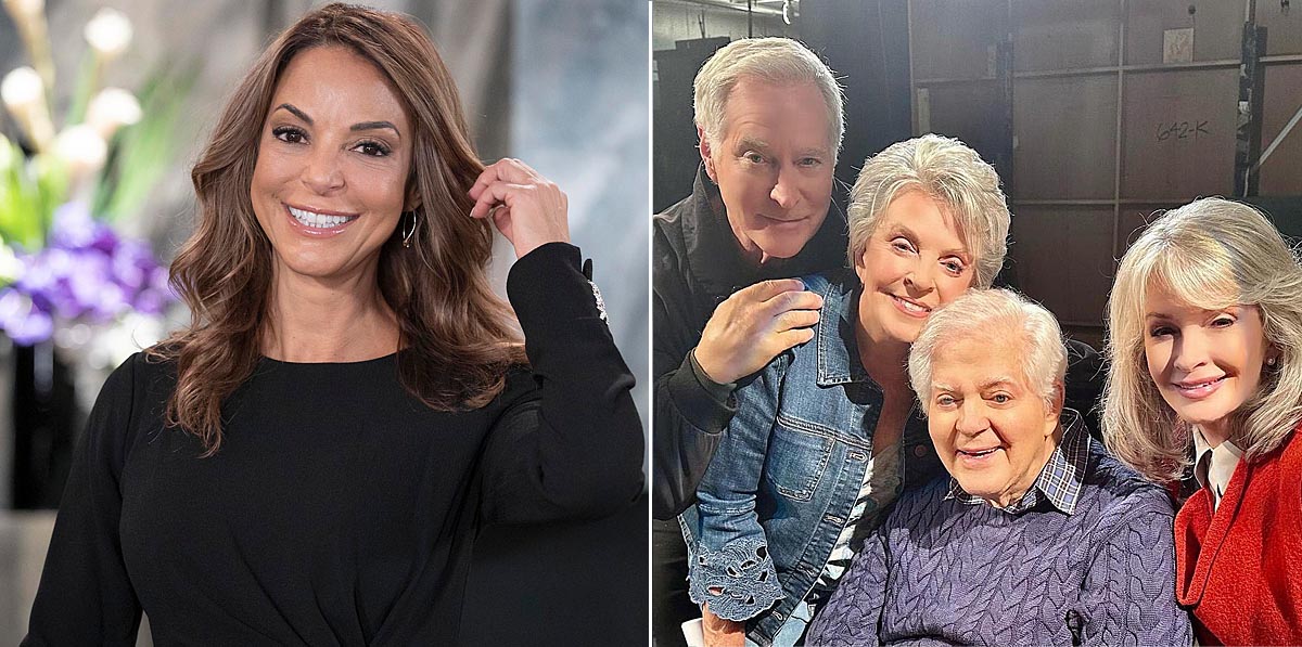 Eva LaRue, Deidre-Hall-Drake-Hogestyn-Susan-Seaforth-Hayes-Bill-Hayes