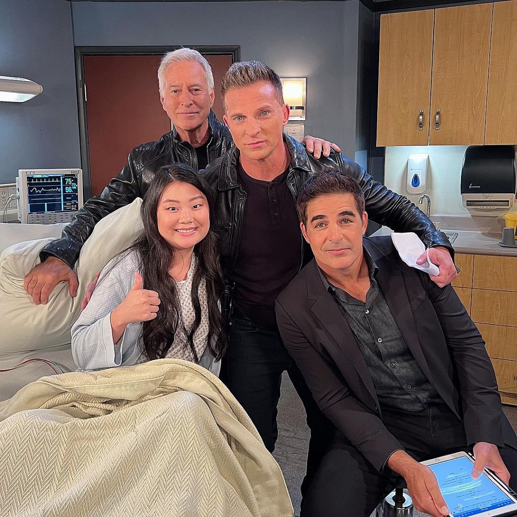 Victoria Grace, Drake Hogestyn, Steve Burton, Galen Gering