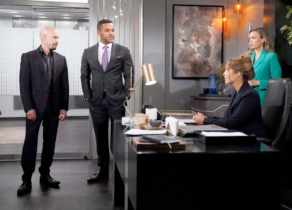 Christel Khalil, Melissa Ordway, Bryton James, Sean Dominic