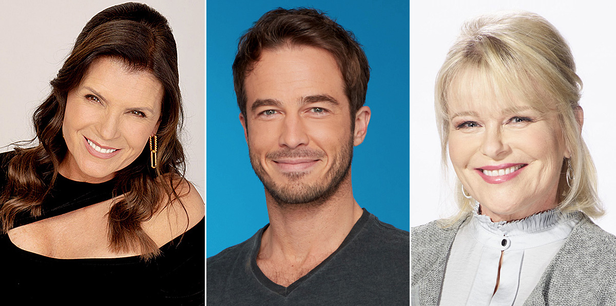 Kimberlin Brown, Ryan Carnes, Judi Evans