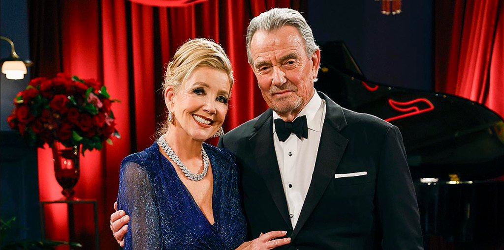 Melody Thomas Scott and Eric Braeden