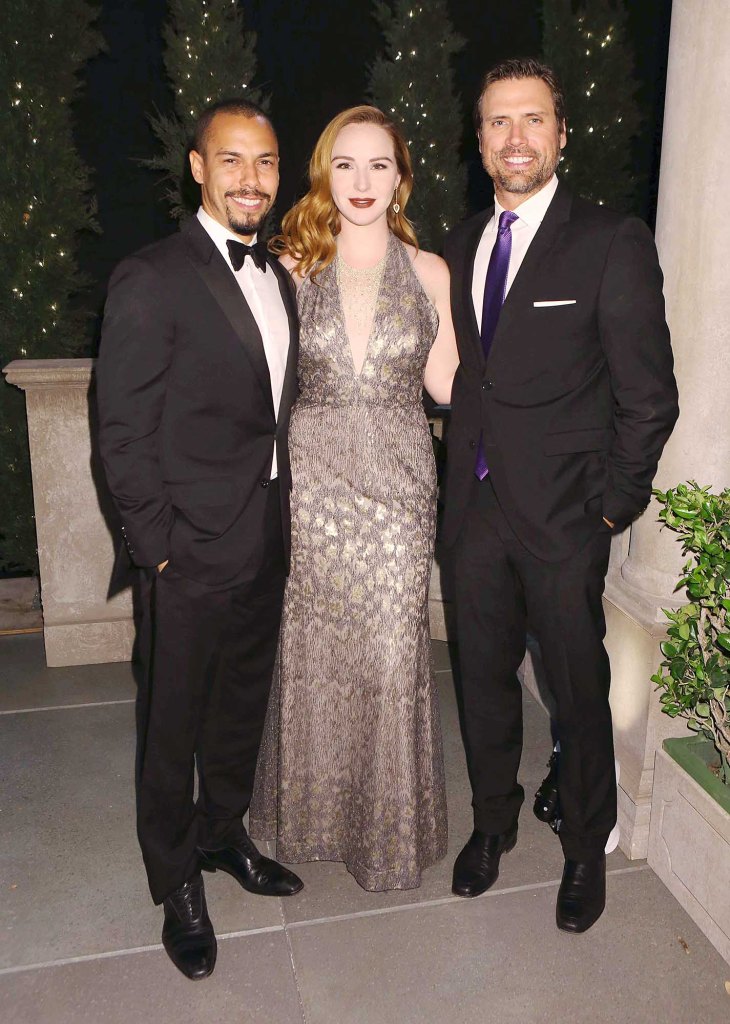 bryton james, camryn grimes, joshua morrow