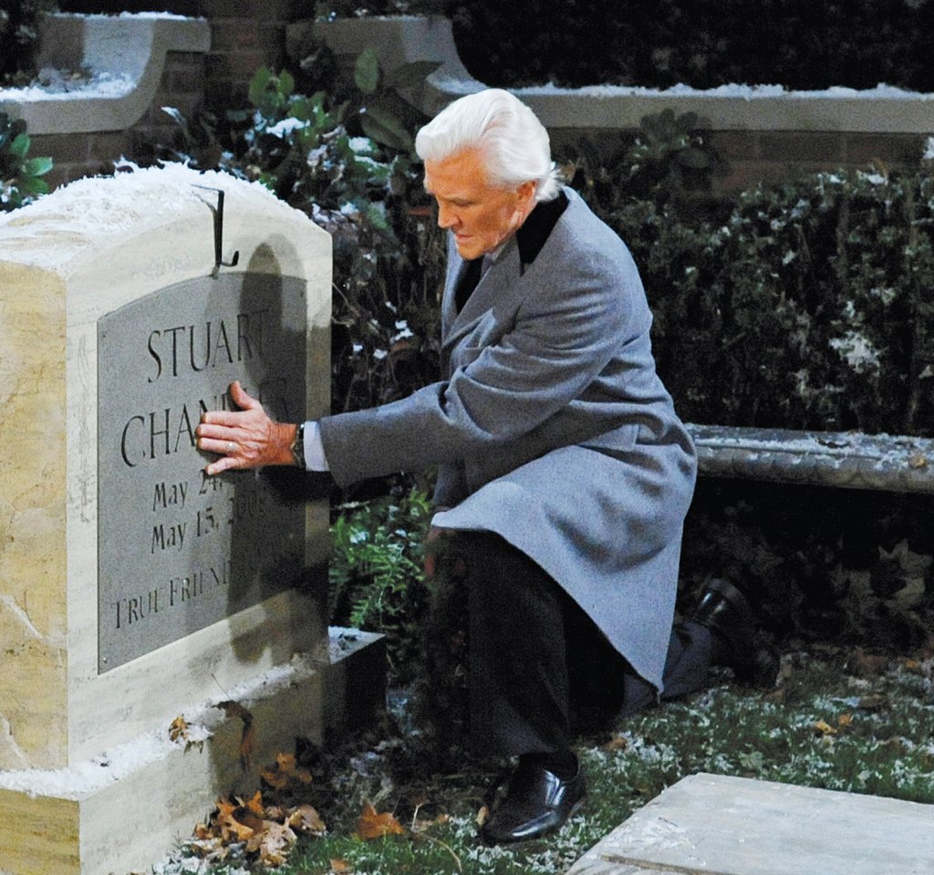 david canary as adam at stuart's grave on all my children.