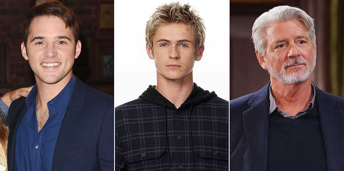 casey moss of days of our lives, gh's hudson west, y&r's christopher cousins
