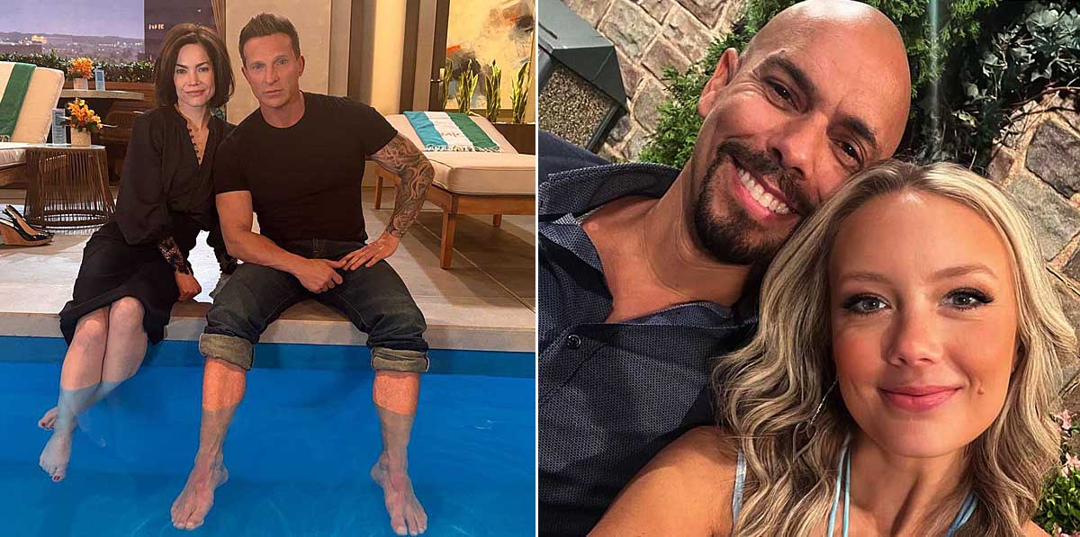 rebecca herbst, steve burton, bryton james, melissa ordway