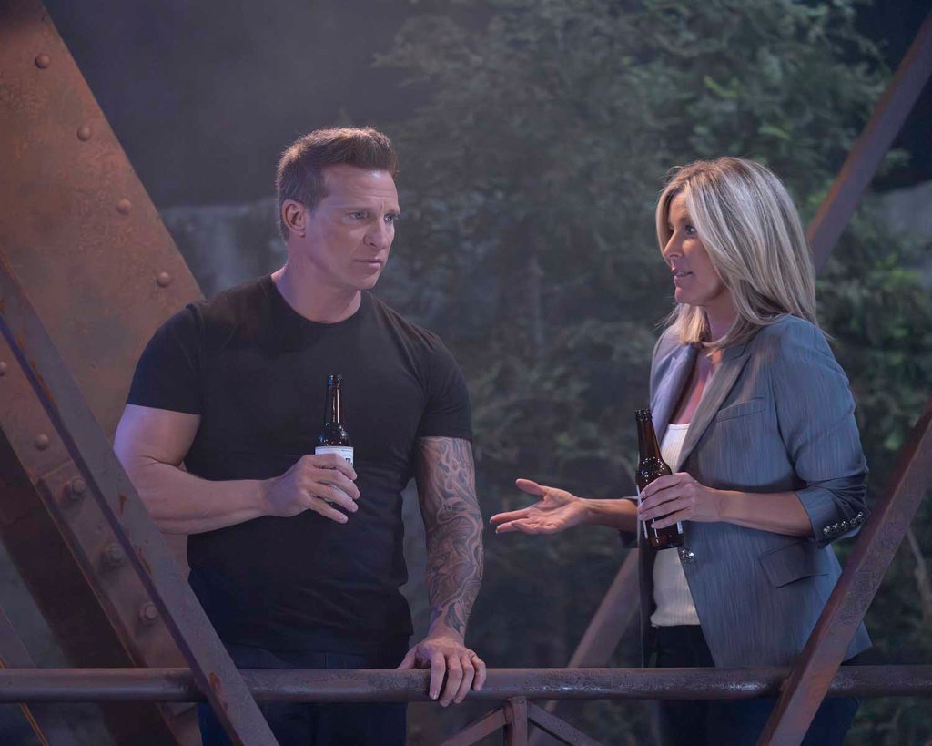 steve burton, laura wright, general hospital