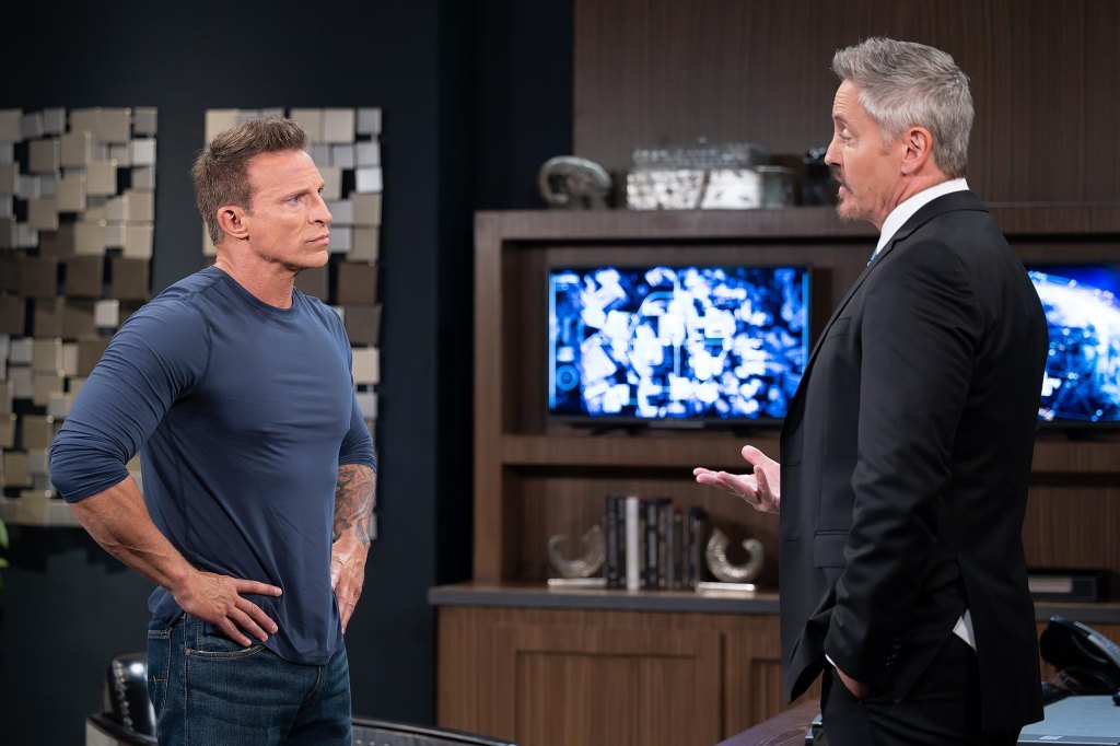 Charles Mesure and Steve Burton General Hospital