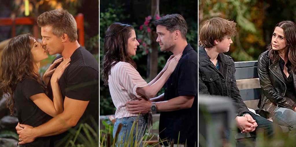 kelly monaco. steve burton, dominic zamprogna, asher antonyzyn general hospital